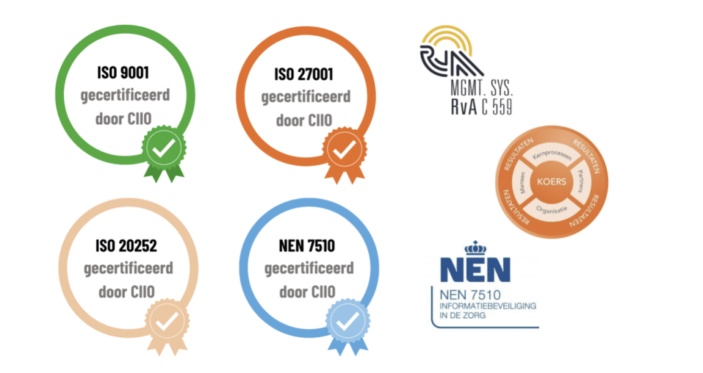 Hernieuwde certificeringen voor Zorgfocuz 
